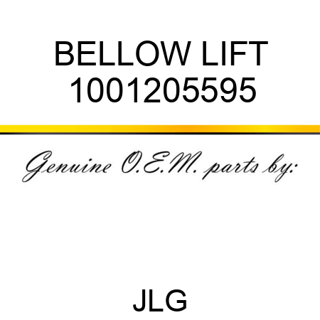 BELLOW LIFT 1001205595