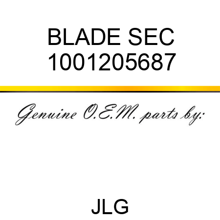BLADE SEC 1001205687