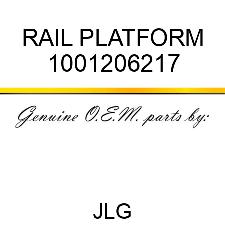 RAIL PLATFORM 1001206217