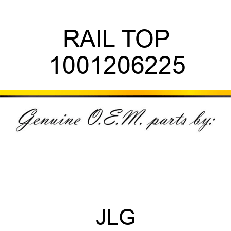 RAIL TOP 1001206225