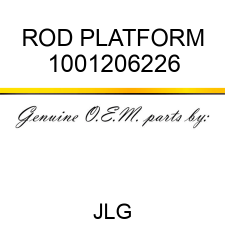 ROD PLATFORM 1001206226