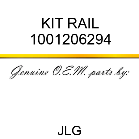 KIT RAIL 1001206294