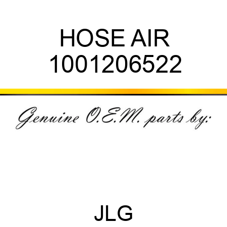HOSE AIR 1001206522