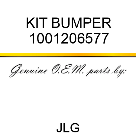 KIT BUMPER 1001206577