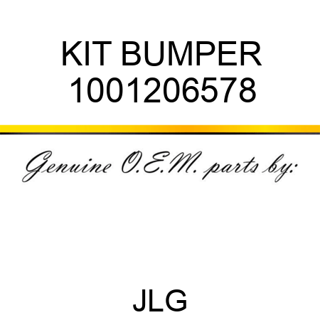 KIT BUMPER 1001206578