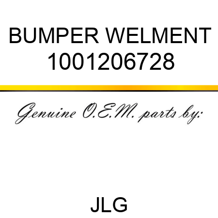 BUMPER WELMENT 1001206728