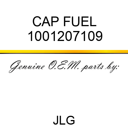 CAP FUEL 1001207109
