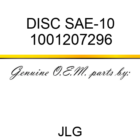 DISC SAE-10 1001207296
