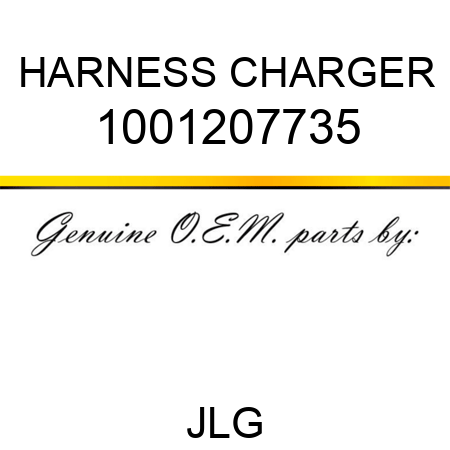 HARNESS CHARGER 1001207735