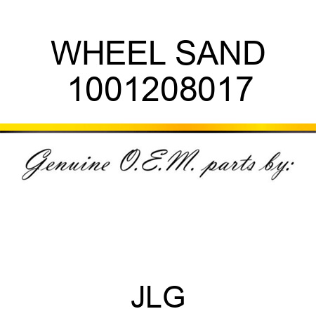 WHEEL SAND 1001208017