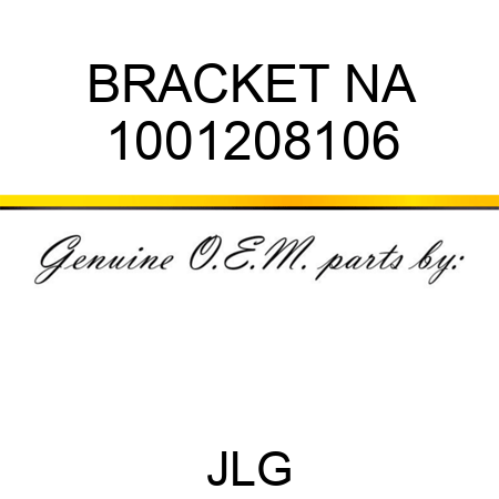 BRACKET NA 1001208106
