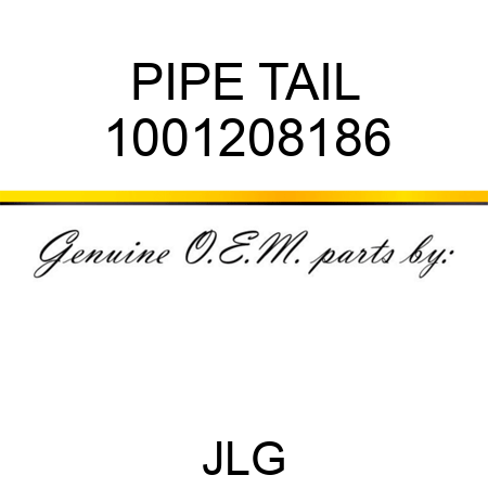 PIPE TAIL 1001208186