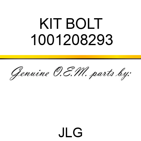 KIT BOLT 1001208293