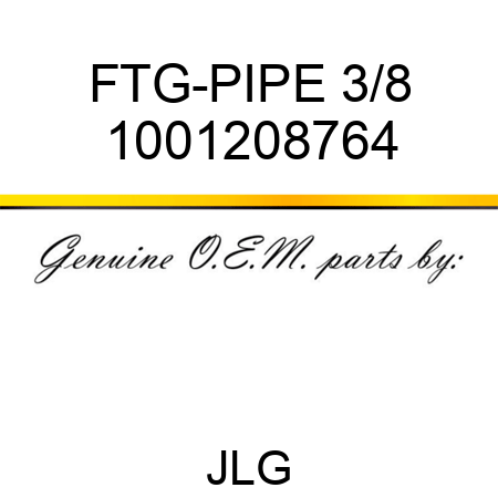 FTG-PIPE 3/8 1001208764