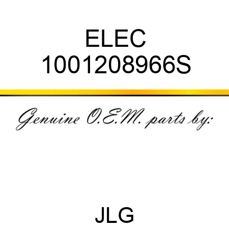 ELEC 1001208966S
