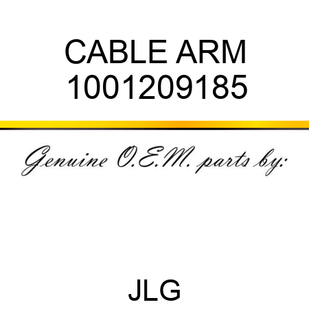 CABLE ARM 1001209185
