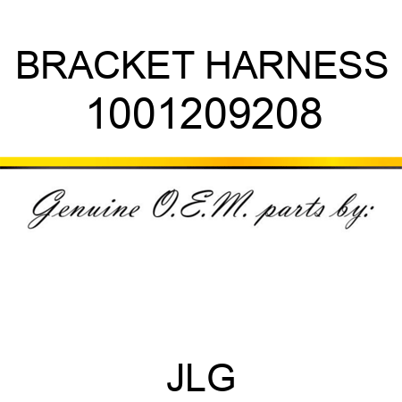 BRACKET HARNESS 1001209208