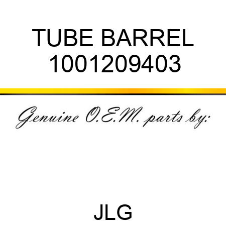 TUBE BARREL 1001209403