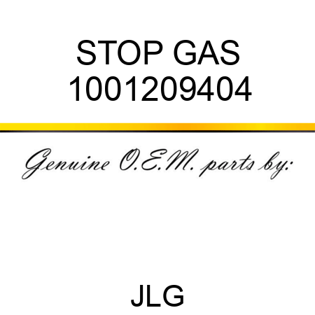 STOP GAS 1001209404