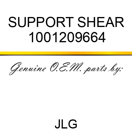SUPPORT SHEAR 1001209664