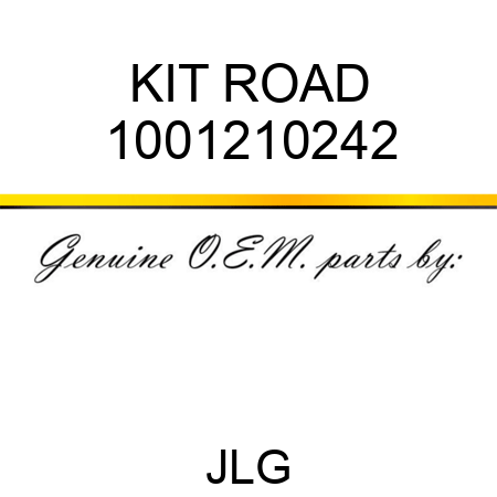 KIT ROAD 1001210242