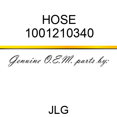 HOSE 1001210340