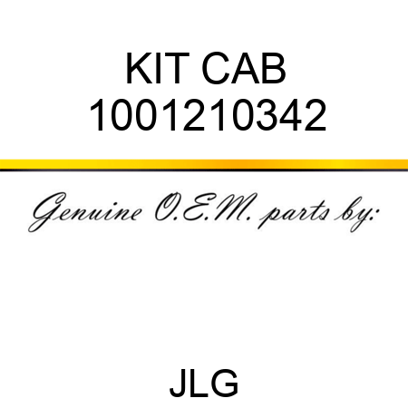 KIT CAB 1001210342