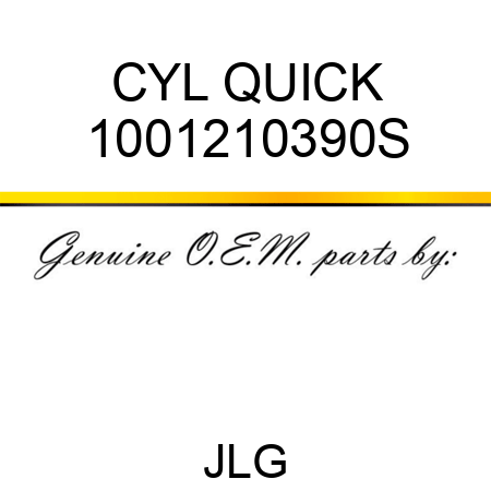 CYL QUICK 1001210390S