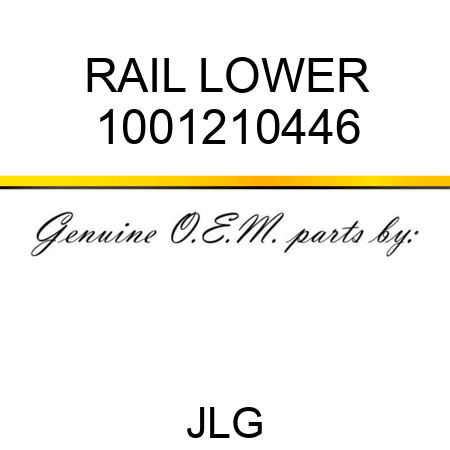 RAIL LOWER 1001210446
