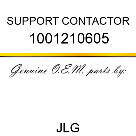 SUPPORT CONTACTOR 1001210605