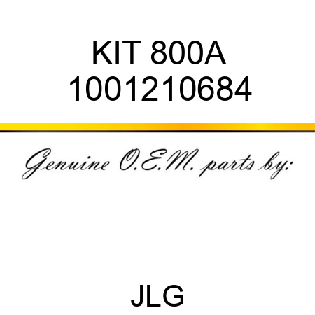 KIT 800A 1001210684