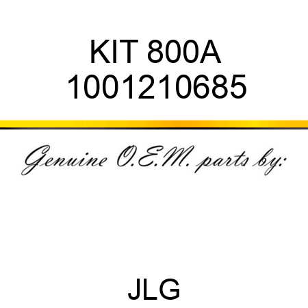 KIT 800A 1001210685