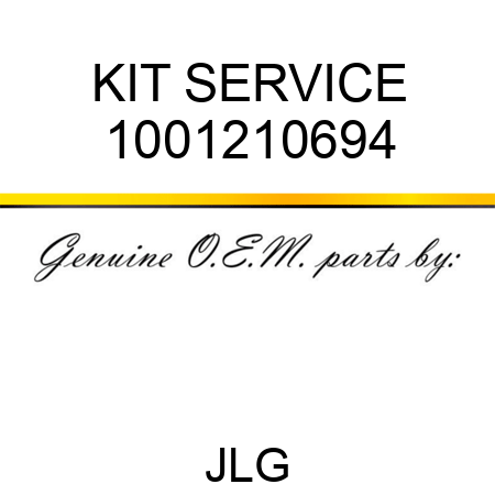 KIT SERVICE 1001210694