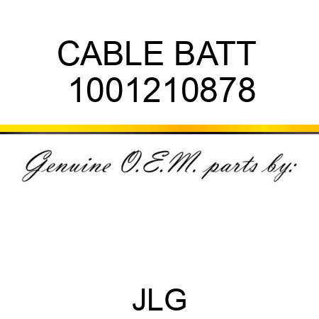 CABLE BATT+ 1001210878