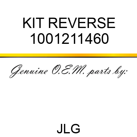 KIT REVERSE 1001211460