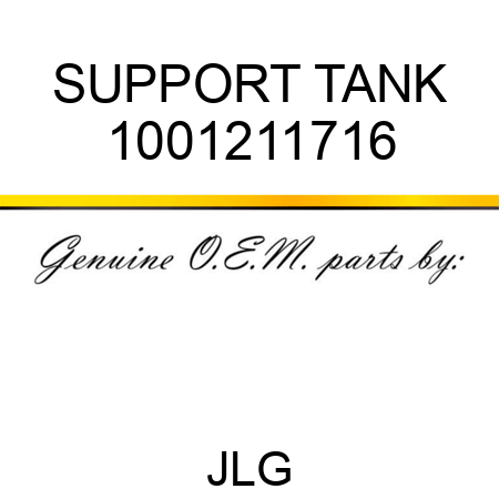 SUPPORT TANK 1001211716