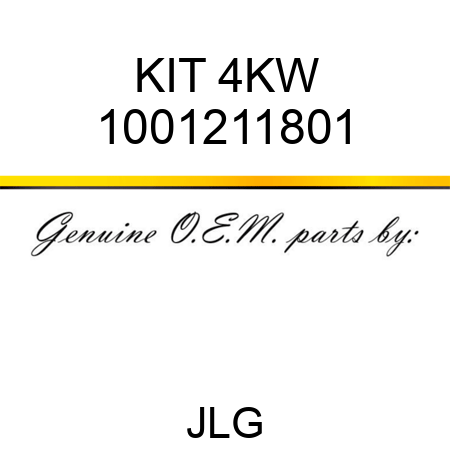 KIT 4KW 1001211801