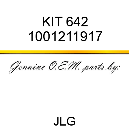 KIT 642 1001211917