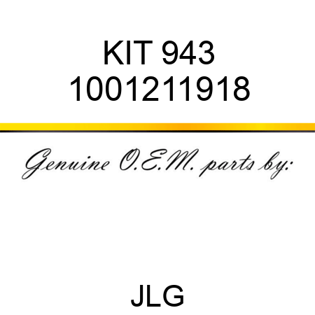 KIT 943 1001211918