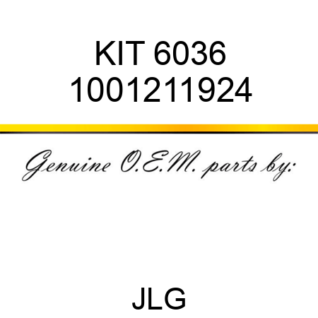 KIT 6036 1001211924