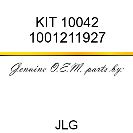 KIT 10042 1001211927