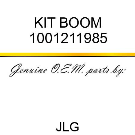KIT BOOM 1001211985