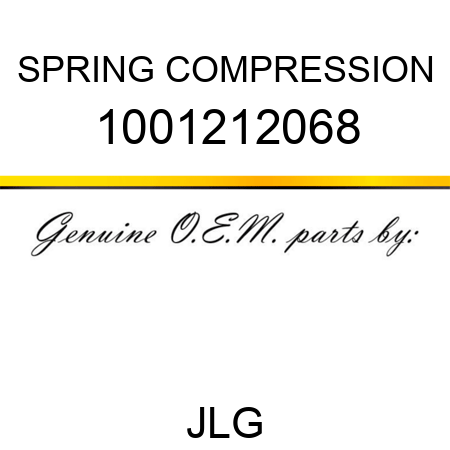 SPRING COMPRESSION 1001212068