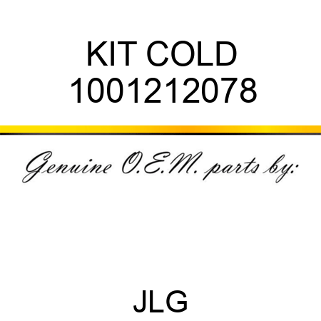 KIT COLD 1001212078