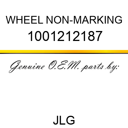 WHEEL NON-MARKING 1001212187