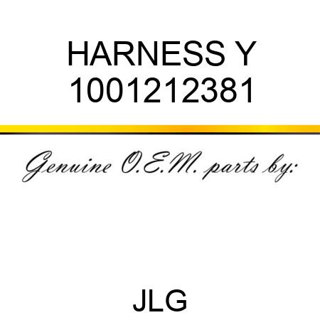HARNESS Y 1001212381
