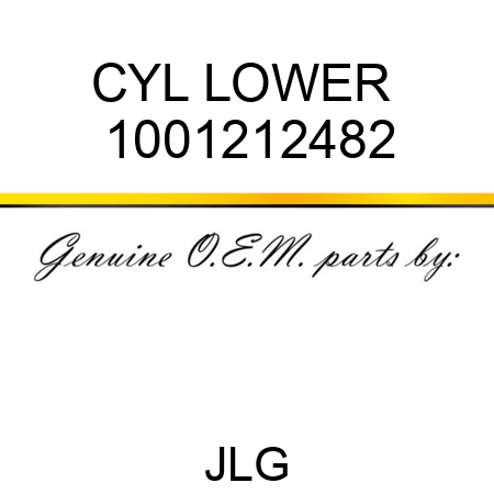 CYL LOWER  1001212482