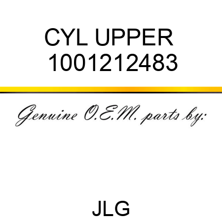 CYL UPPER  1001212483