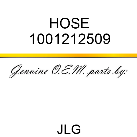 HOSE 1001212509