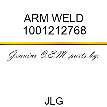 ARM WELD 1001212768
